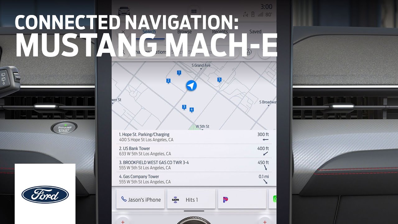 Knowing Your Mustang Mach-E: Connected Navigation | Mustang Mach-E ...